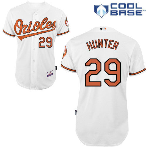 Hunter Baltimore Orioles white jersey