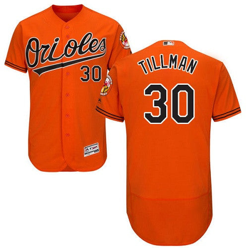 Chris Tillman Baltimore Orioles orange jersey