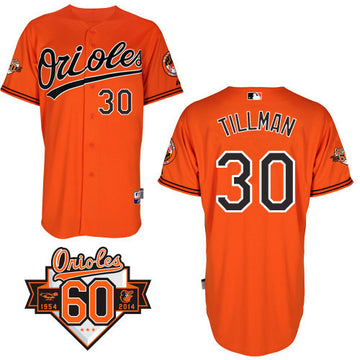 Tillman Baltimore Orioles orange jersey