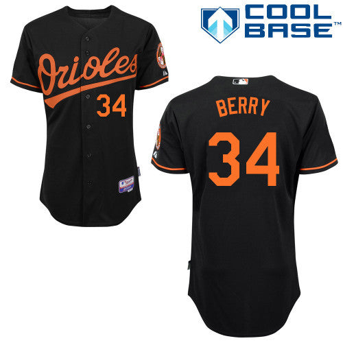 Berry Baltimore Orioles black jersey