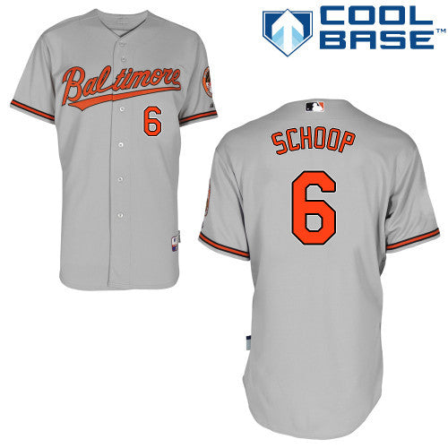 Schoop Baltimore Orioles grey jersey