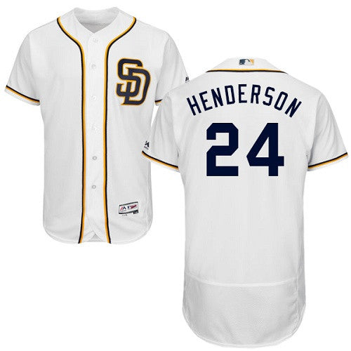 Rickey Henderson San Diego Padres white jersey