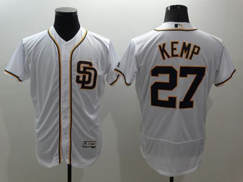 Matt Kemp San Diego Padres white Authentic jersey