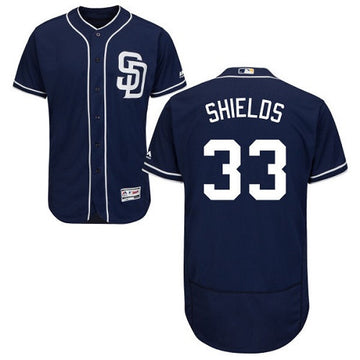 James Shields San Diego Padres navy jersey