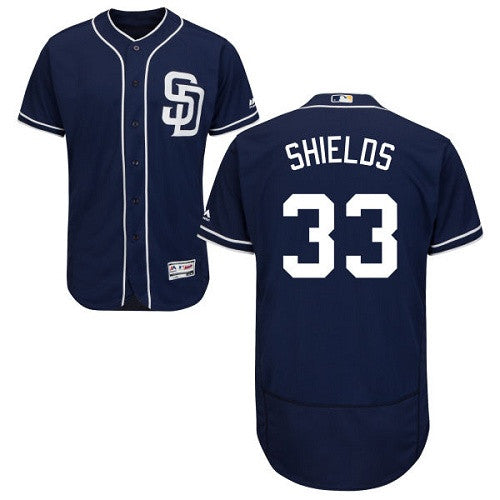 James Shields San Diego Padres navy jersey