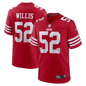 Patrick Willis San Francisco 49ers scarlet jersey