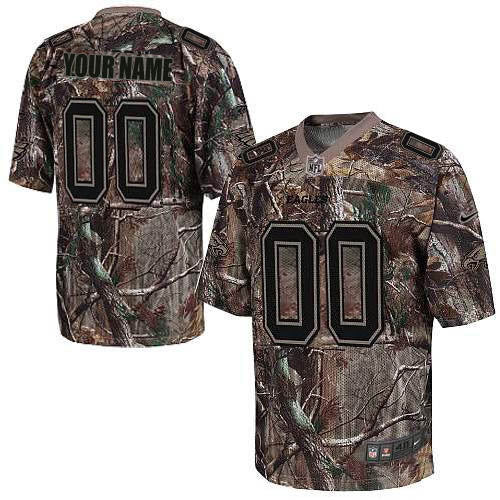 Custom Philadelphia Eagles camo Elite jersey