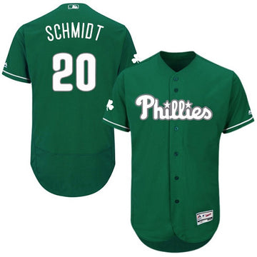 Mike Schmidt Philadelphia Phillies green jersey