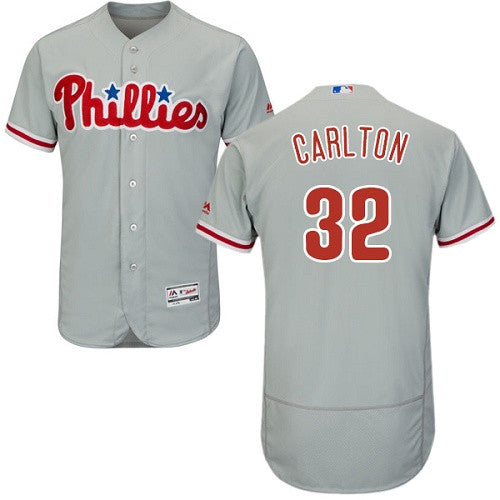 Steve Carlton Philadelphia Phillies gray jersey