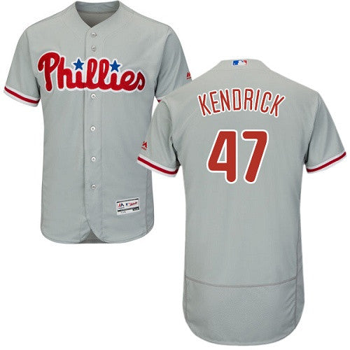 Howie Kendrick Philadelphia Phillies gray jersey