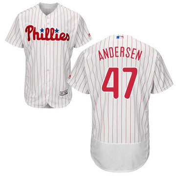Larry Anderson Philadelphia Phillies white jersey