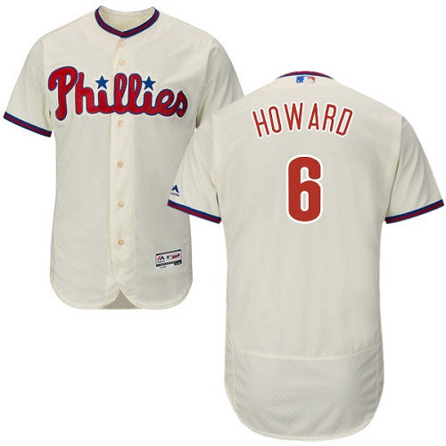Ryan Howard Philadelphia Phillies cream jersey