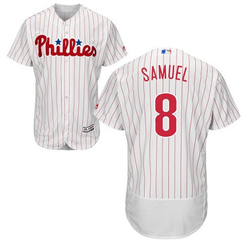 Juan Samuel Philadelphia Phillies white jersey