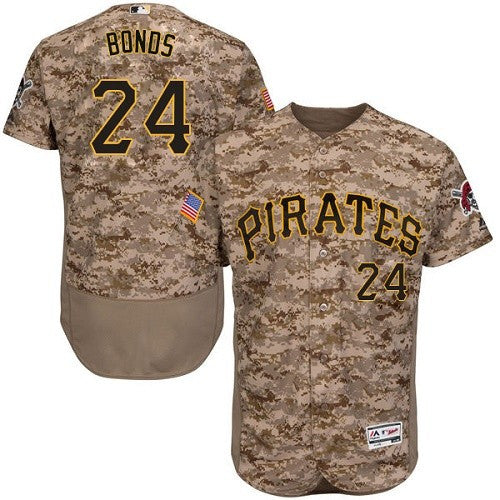 Barry Bonds Pittsburgh Pirates camo Camo jersey
