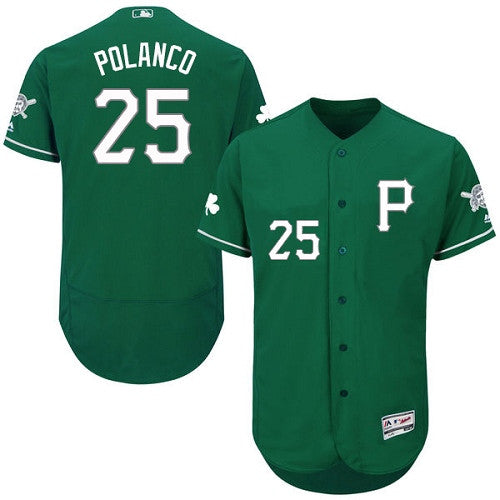 Gregory Polanco Pittsburgh Pirates green jersey