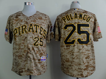 Polanco Pittsburgh Pirates camo Alternate jersey