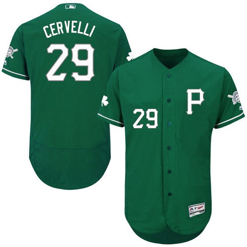 Francisco Cervelli Pittsburgh Pirates green jersey