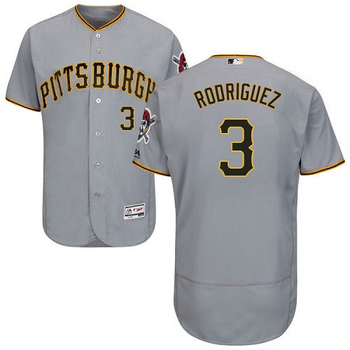 Sean Rodriguez Pittsburgh Pirates gray jersey