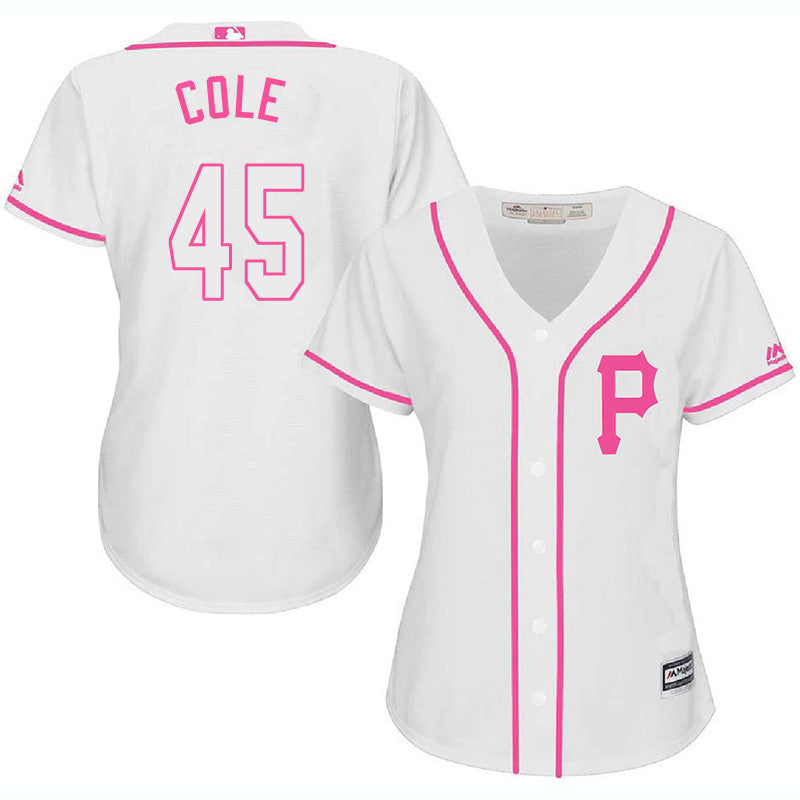 Gerrit Cole Pittsburgh Pirates white jersey