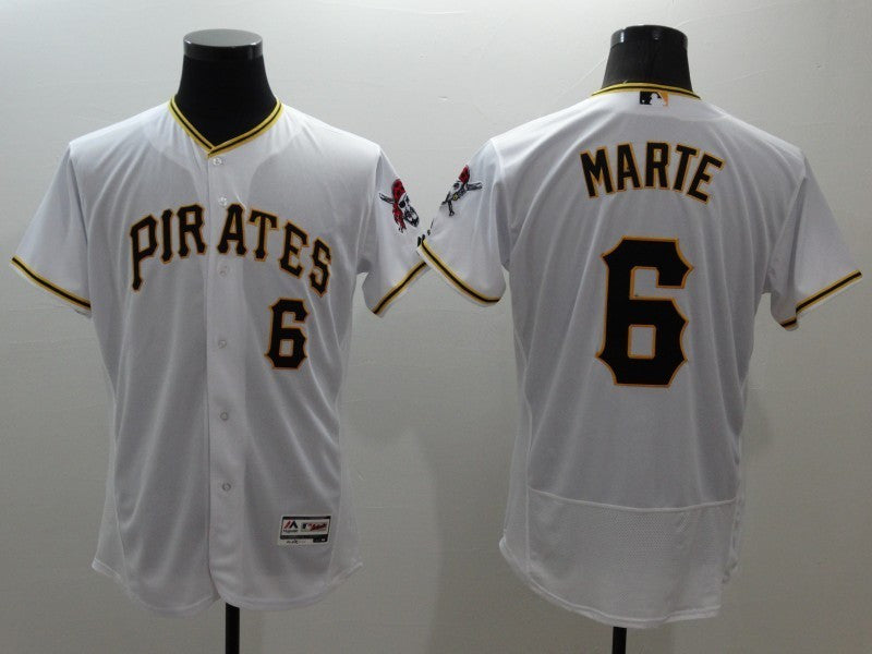 Starling Marte Pittsburgh Pirates white jersey