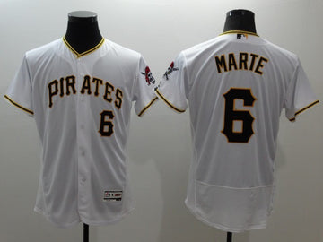 Starling Marte Pittsburgh Pirates white jersey