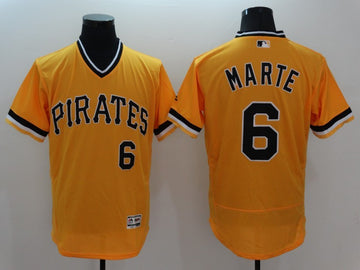 Starling Marte Pittsburgh Pirates yellow jersey