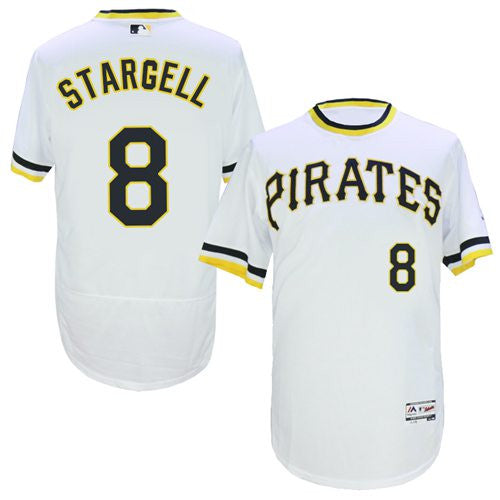 Stargell Pittsburgh Pirates white Cooperstown jersey