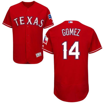 Carlos Gomez Texas Rangers red jersey