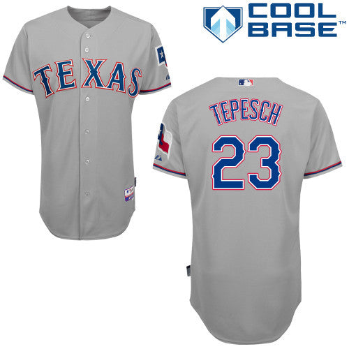 Tepesch Texas Rangers grey jersey