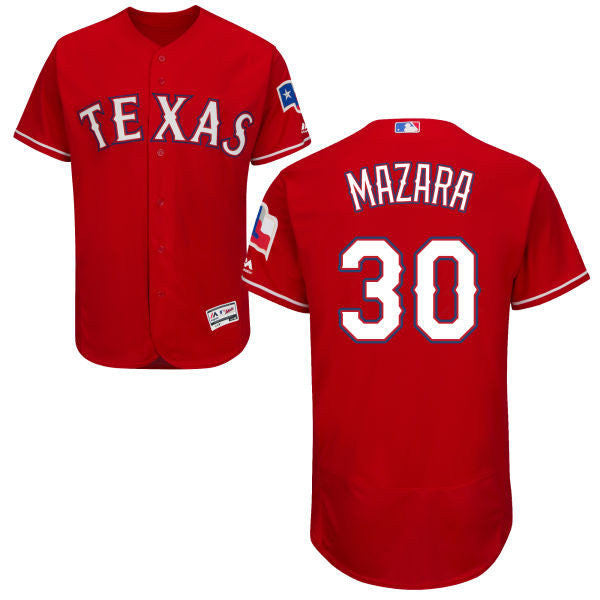 Nomar Mazara Texas Rangers red jersey