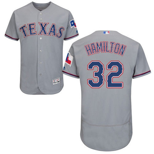 Josh Hamilton Texas Rangers gray jersey
