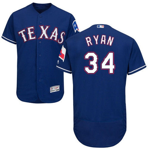 Nolan Ryan Texas Rangers blue jersey