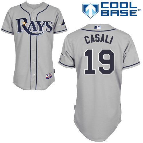 Casali Tampa Bay Rays grey jersey