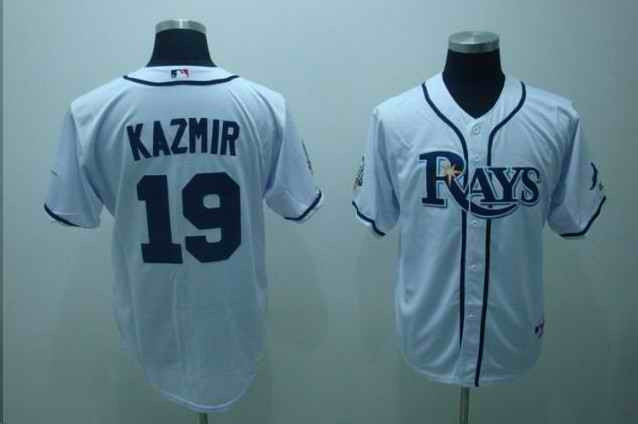 Kazmir Tampa Bay Rays white jersey