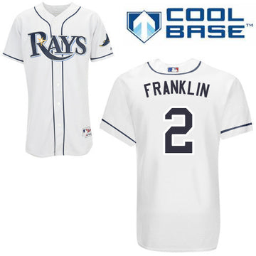Franklin Tampa Bay Rays white jersey
