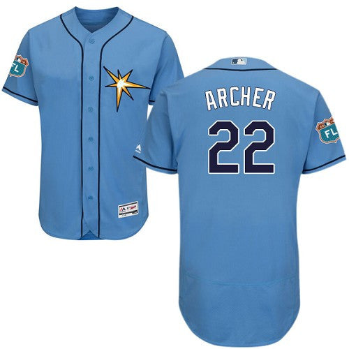 Chris Archer Tampa Bay Rays blue jersey
