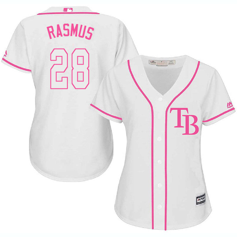 Colby Rasmus Tampa Bay Rays white jersey