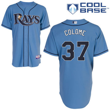 Colome Tampa Bay Rays blue jersey