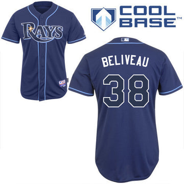 Beliveau Tampa Bay Rays blue jersey