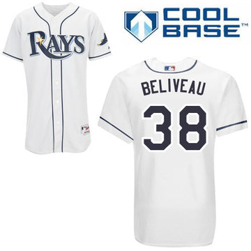 Beliveau Tampa Bay Rays white jersey
