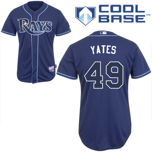 Yates Tampa Bay Rays blue jersey