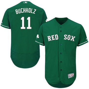 Clay Buchholz Boston Red Sox green jersey