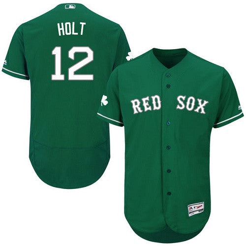 Brock Holt Boston Red Sox green jersey