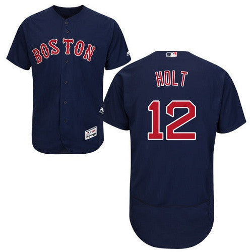 Brock Holt Boston Red Sox navy jersey