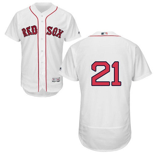 Roger Clemens Boston Red Sox white jersey