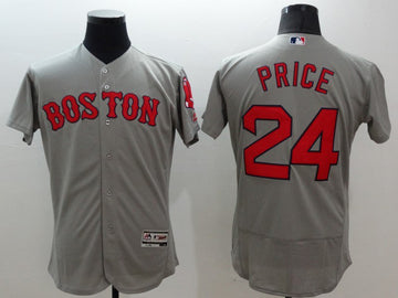 David Price Boston Red Sox grey jersey
