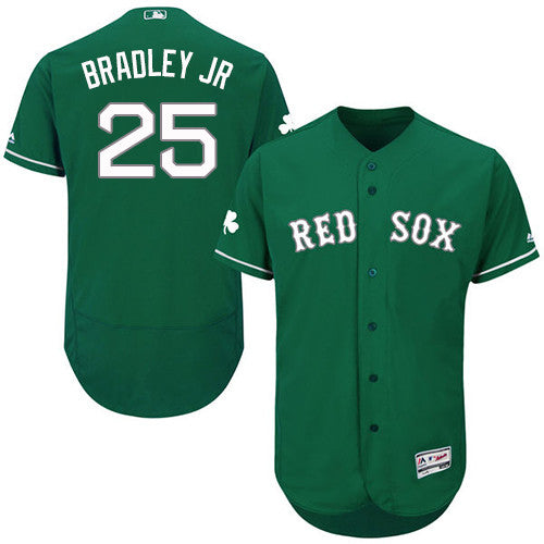 Jackie Bradley Jr Boston Red Sox green jersey