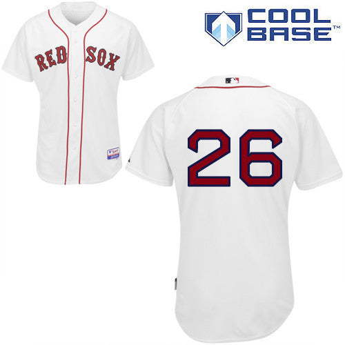 Brock Holt Boston Red Sox white jersey