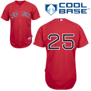 Jackie Bradley Boston Red Sox red jersey