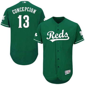 Dave Conception Cincinnati Reds green jersey